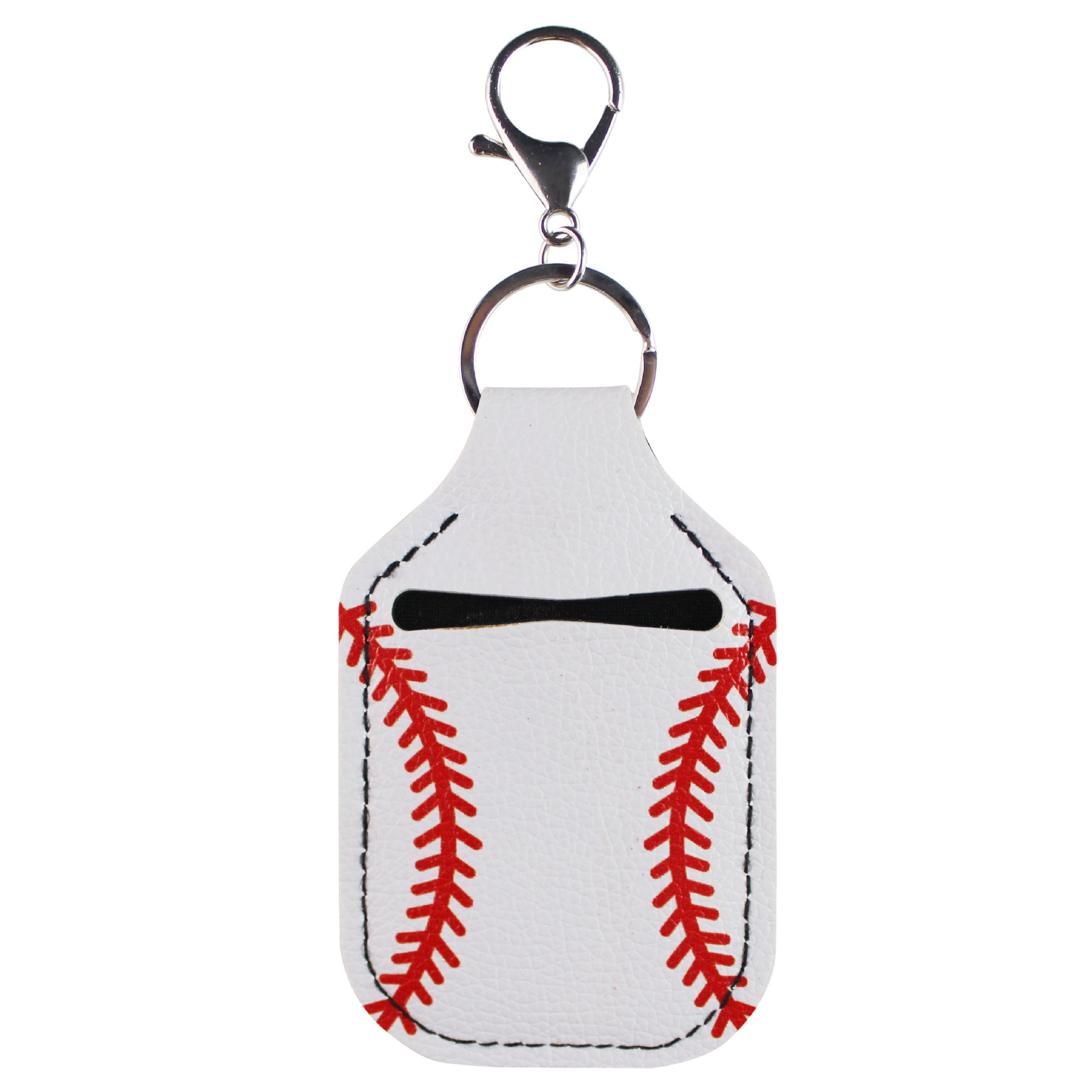 Wholesale Sports Hand Sanitizer Leather Case Key Chain